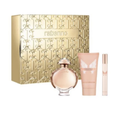 Paco Rabanne Olympéa Gift Set 50ml Eau de Parfum + 10ml Eau de Parfum Purse Spray + 75ml Sensual Body Lotion