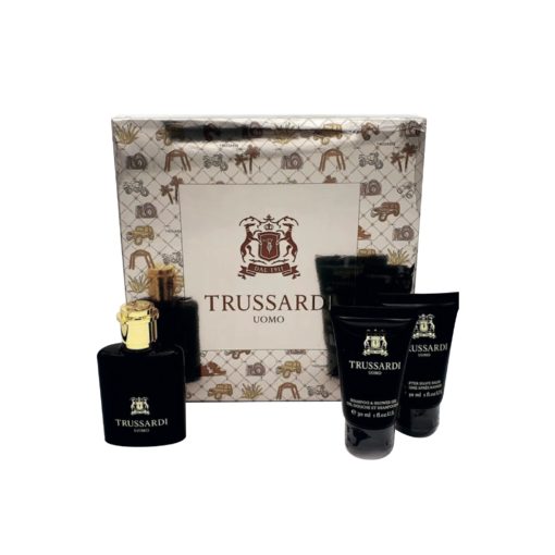 Trussardi Uomo Gift Set 30ml Eau de Toilette + 30ml Shampoo & Showergel + 30ml After Shave Balm