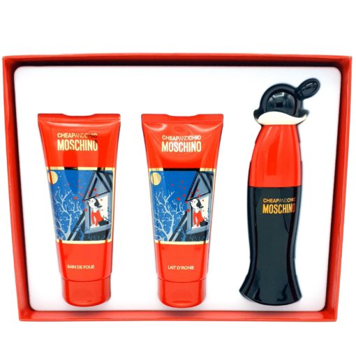 Moschino Cheap and Chic Gift Set 50ml Eau De Toilette + 100ml Body Lotion + 100ml Badschuim