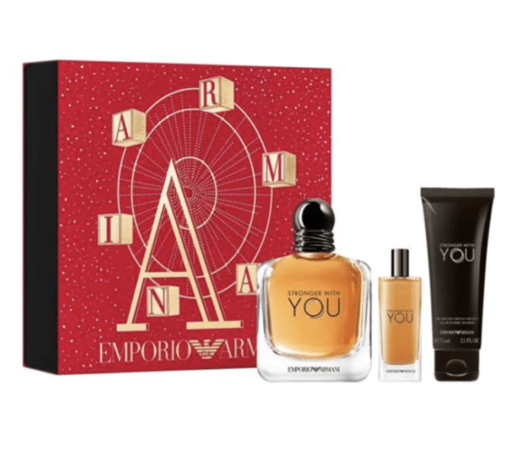 Emporio Armani Stronger With You Gift Set 100ml + 15ml Eau de Toilette + 75ml Body Shampoo