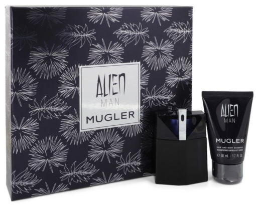 Mugler Alien Man Gift Set 50ml Eau de Toilette + 50ml Hair & Body Shampoo