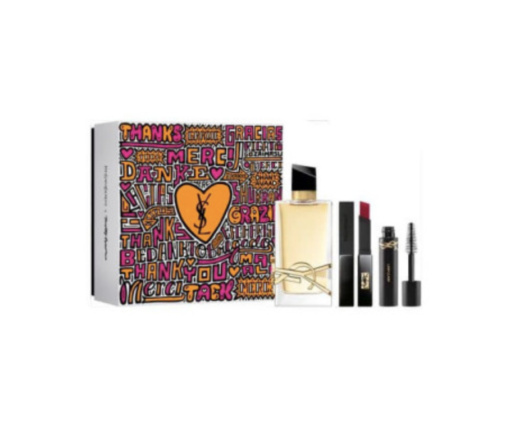 Yves Saint Laurent Libre Gift Set 90ml Eau de Parfum + YSL Lipstick + YSL Mascara