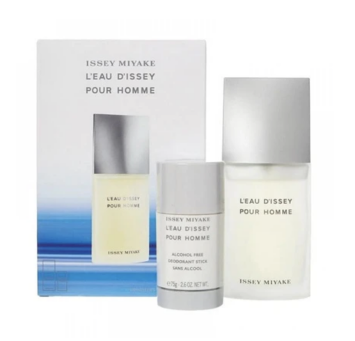 Issey Miyake L'eau D'Issey Pour Homme Gift Set 75ml Eau de Toilette + 75g Deodorant Stick