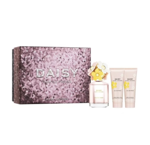 Marc Jacobs Daisy Eau So Fresh Gift Set 75ml Eau de Toilette + 75ml Body Lotion + 75ml Shower Gel