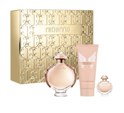 Paco Rabanne Olympéa Gift Set 80ml Eau de Parfum + 6ml Eau de Parfum mini + 75ml Sensual Body Lotion