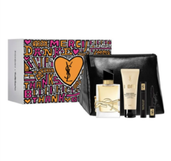 Yves Saint Laurent Libre Gift Set 50ml Eau de Parfum + 50ml Body Balm + YSL Mascara