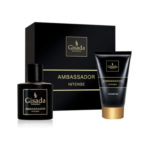 Gisada Ambassador Intense Gift Set 50ml Parfum + 100ml Shower Gel