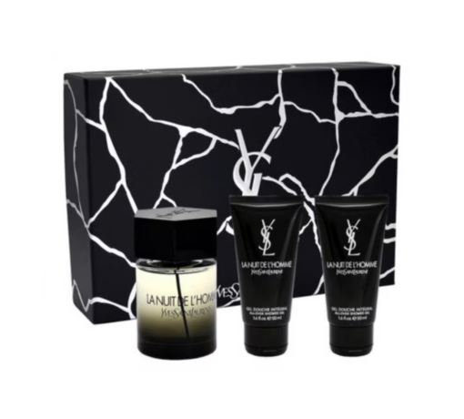 Yves Saint Laurent La Nuit de L'Homme Gift Set 100ml Eau de Toilette + 100ml Shower Gel