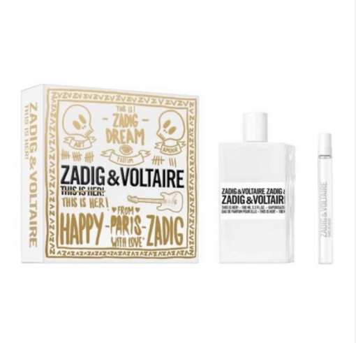 Zadig & Voltaire This is Her! Gift Set 100ml + 10ml Eau de Parfum