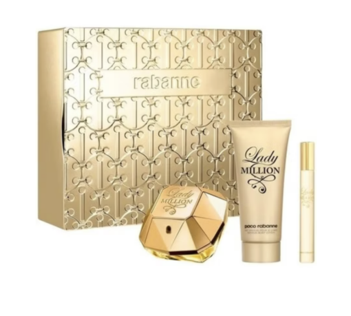 Lady Million Gift Set 80ml + 10ml Eau de Parfum + 100ml Body Lotion