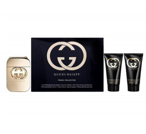 Gucci Guilty Travel Collection 50ml Eau de Toilette + 50ml Shower Gel + 50ml Body Lotion