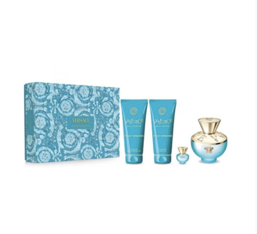 Versace Dylan Turquoise Gift Set 100 + 5 ml Eau de Toilette + 100ml Shower Gel + 100ml Body Gel