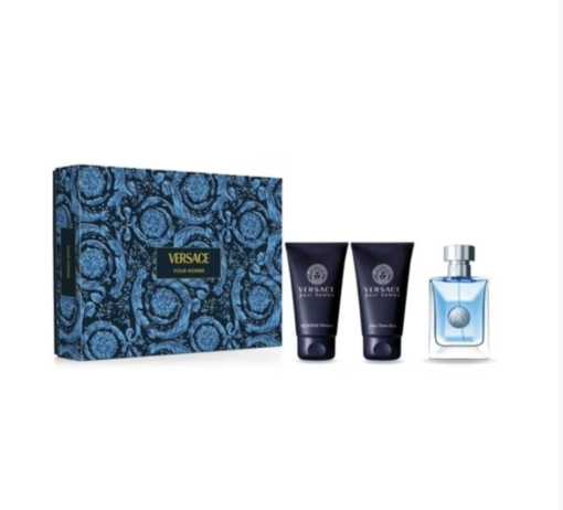 Versace pour Homme Gift Set 50ml Eau de Toilette + 50ml Shower Gel + 50ml After Shave Balm